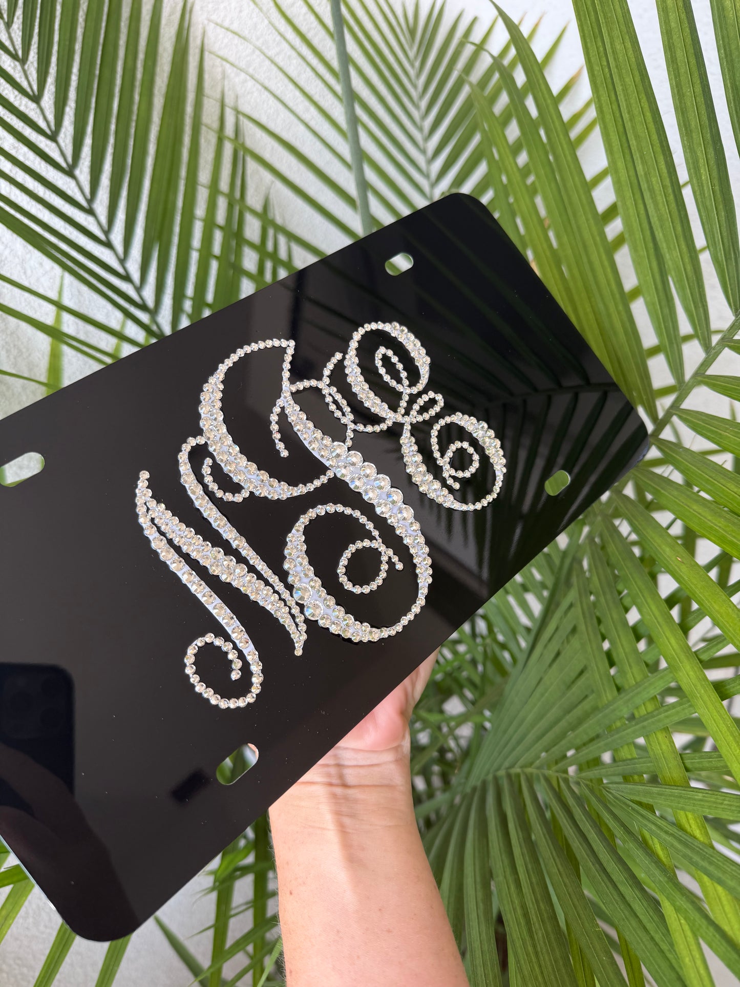 Monogram License Plates