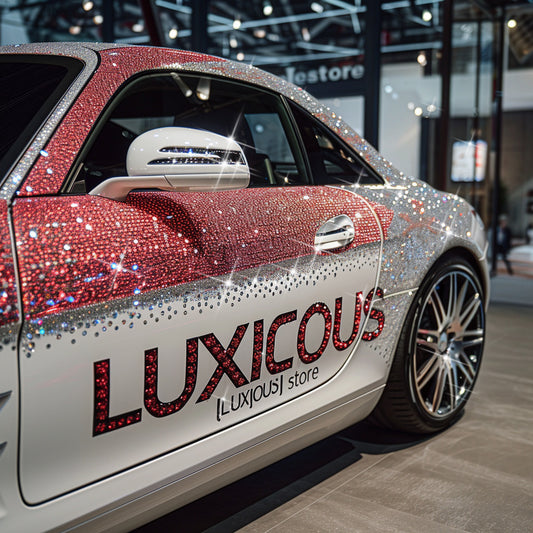 Personalized crystal logo decals for businesses