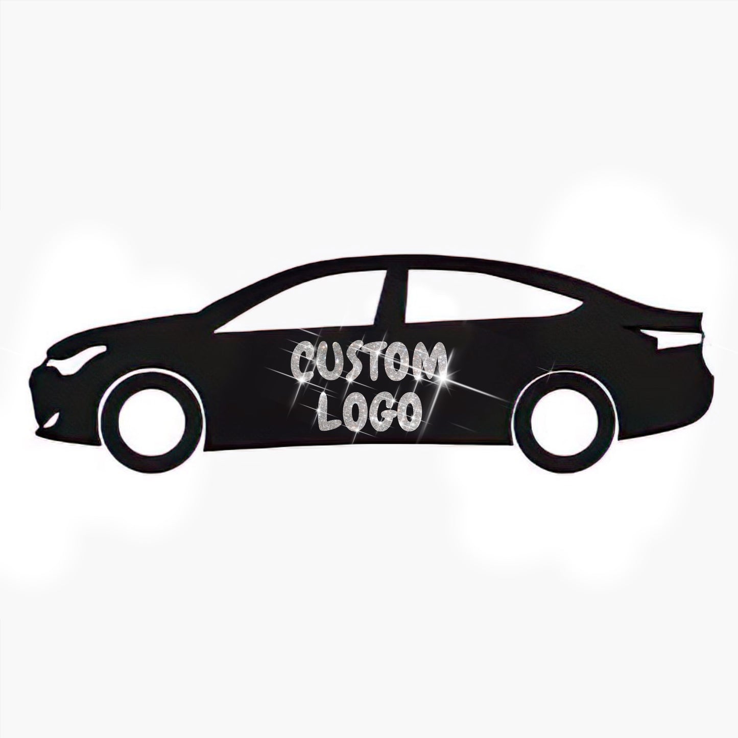custom crystal logo decals
