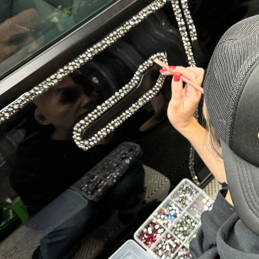 Luxurious crystal car wrapping service