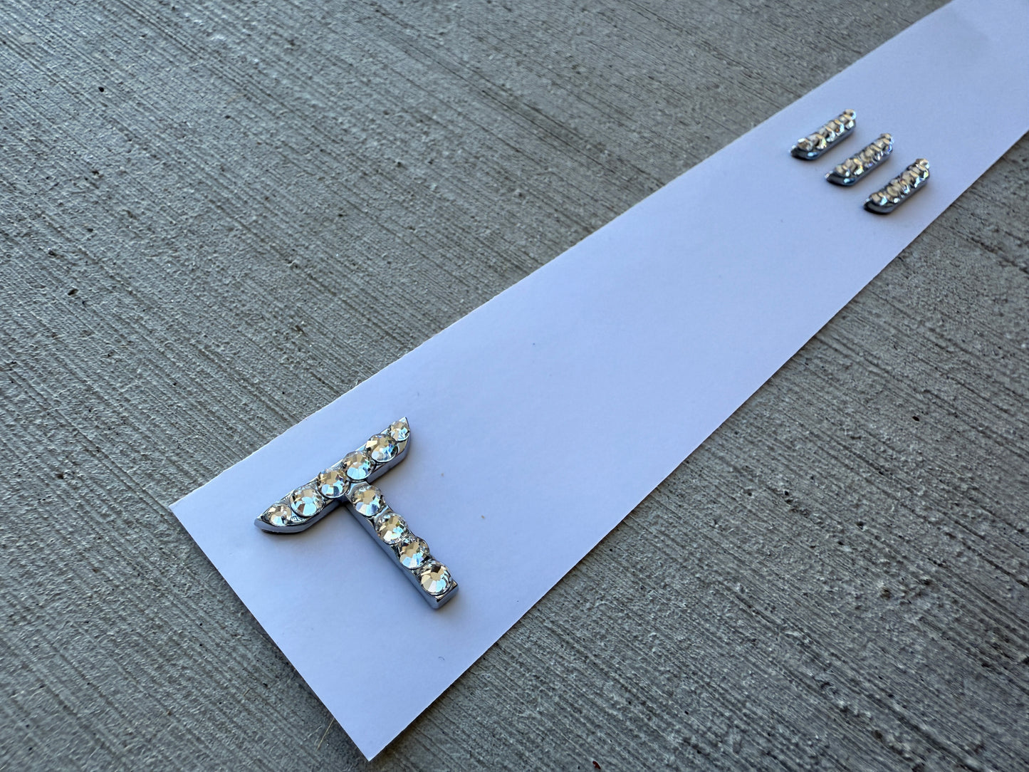 Tesla Bling Bling Crystal Emblem Diamond Decal
