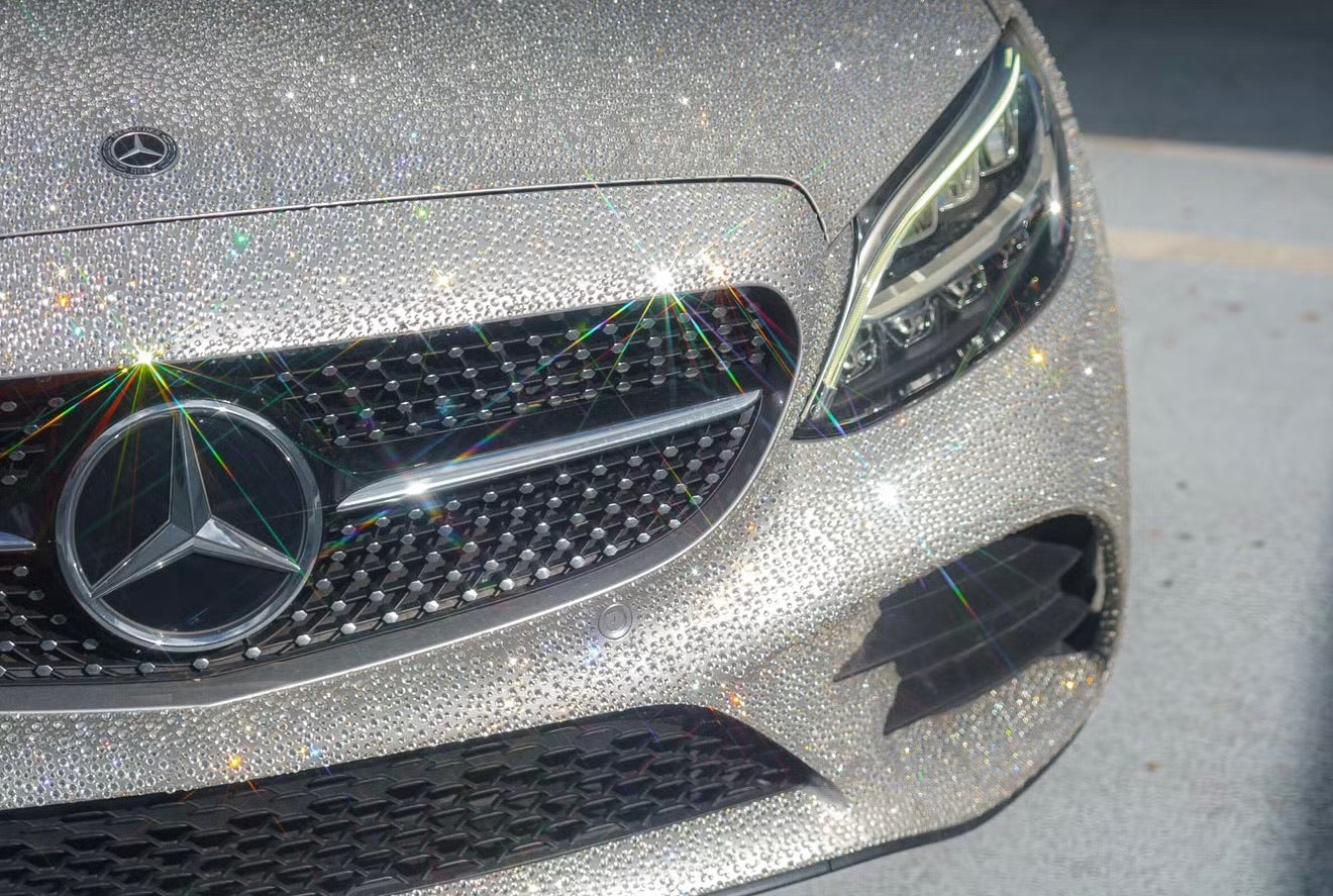 Rent a Mercedes C-300 Convertible with Full Crystal Coverage for Events