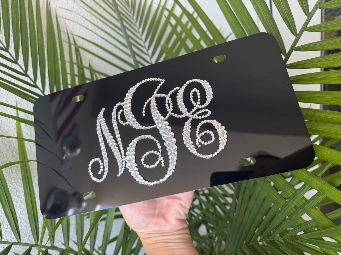 Handmade Monogram License Plate