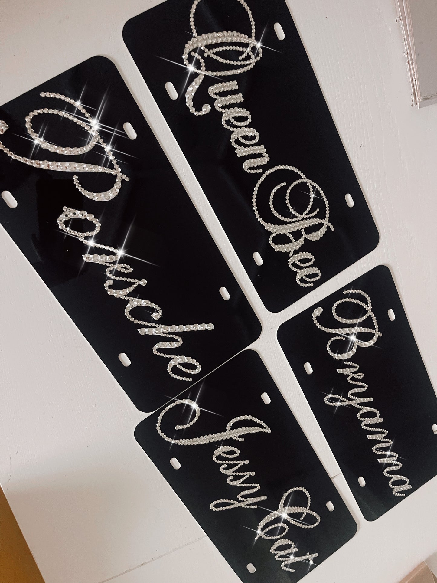 Personalized Queen car license plate