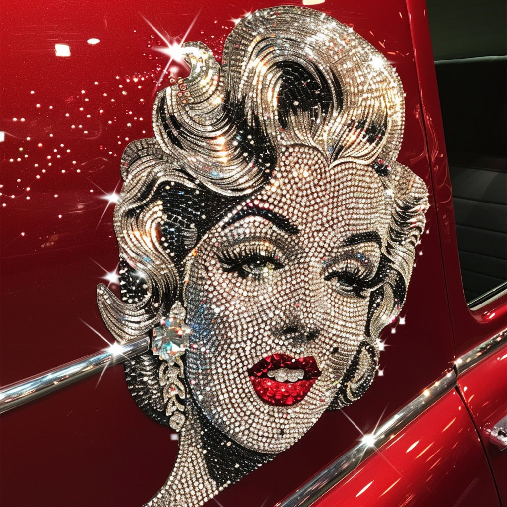 personalized rhinestone artwork from a photo