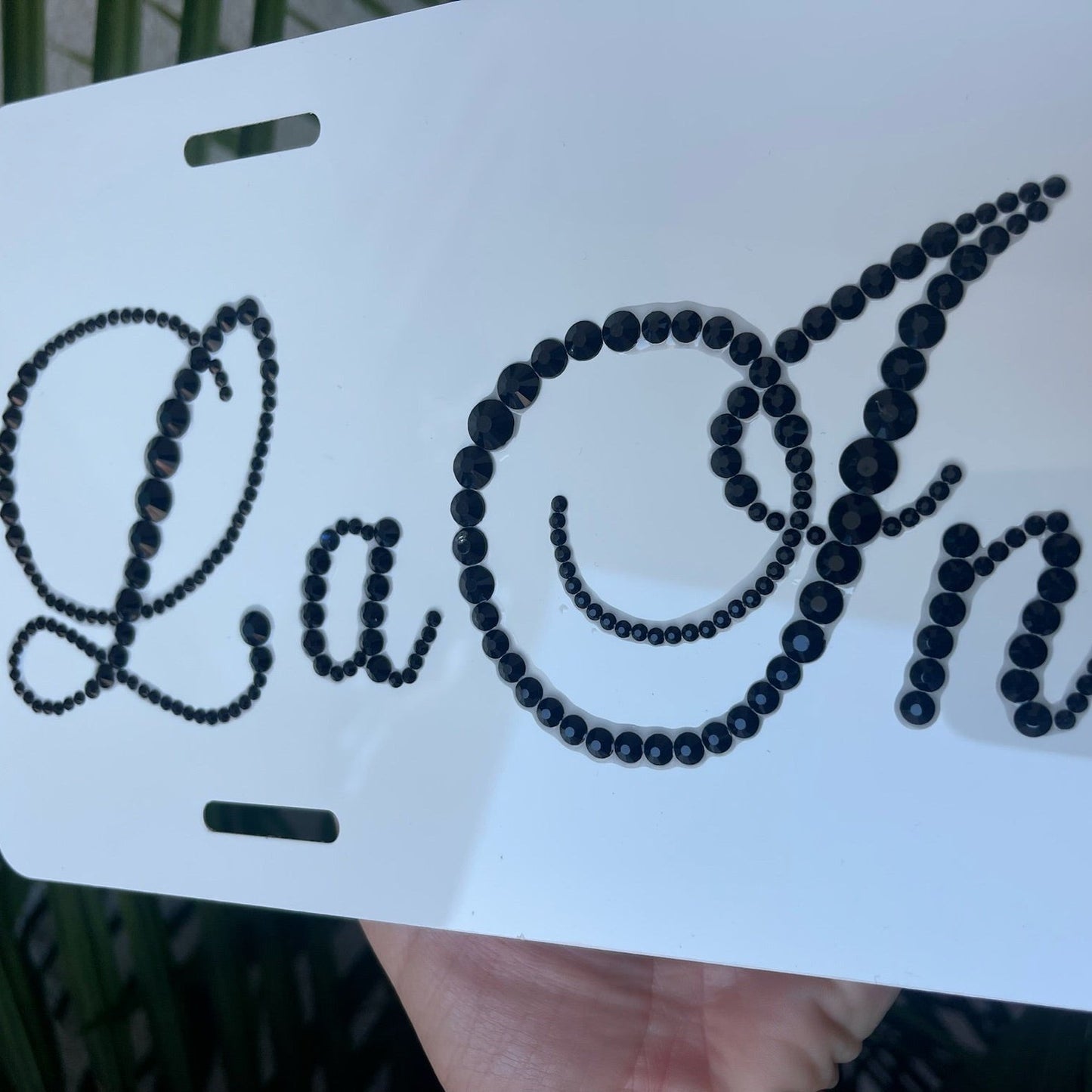 Monogram License plates